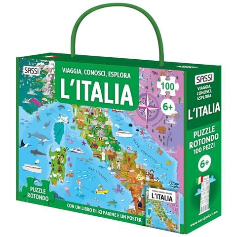 Matteo Gaule - L'Italia. Viaggia, conosci, esplora. Ediz. illustrata. Con puzzle - Foto 1