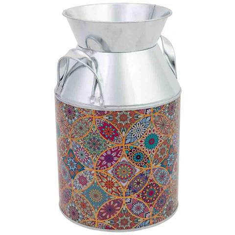 Brocca Per Il Latte In Metallo Rosso D13,5x22h Cm - Foto 1