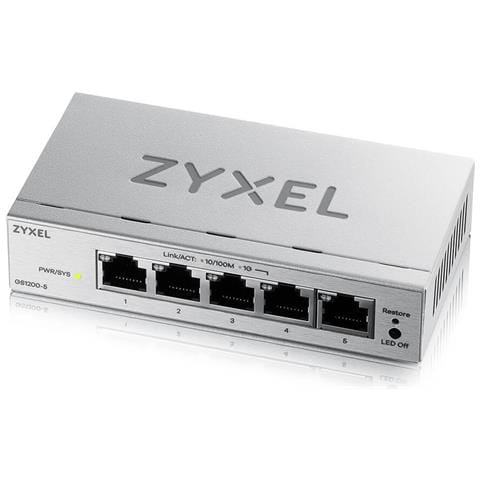 GS1200-5V3 Gestito L2 Gigabit Ethernet (10/100/1000) Desktop Grigio - Foto 1