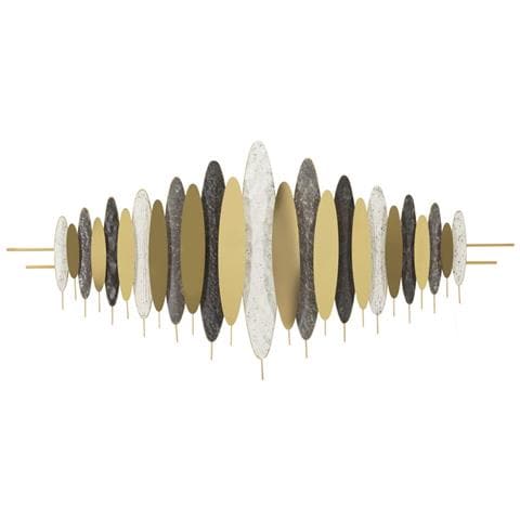 Decorazione In Metallo 3d Vkh760-multicolore-metallo-149x5x70 Cm - Foto 1