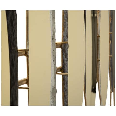 Decorazione In Metallo 3d Vkh760-multicolore-metallo-149x5x70 Cm - Foto 2