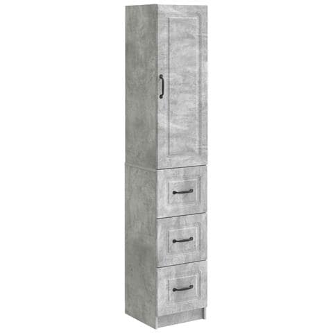 Set di armadi 2 pcs Grigio Cemento 33 x 34,5 x 87 cm - Foto 1