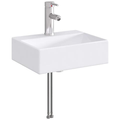 Lavabo da bagno Cromato 39 x 30,5 x 12,5 cm Metallo - Foto 1