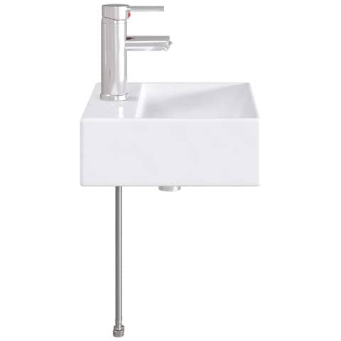 Lavabo da bagno Cromato 39 x 30,5 x 12,5 cm Metallo - Foto 8