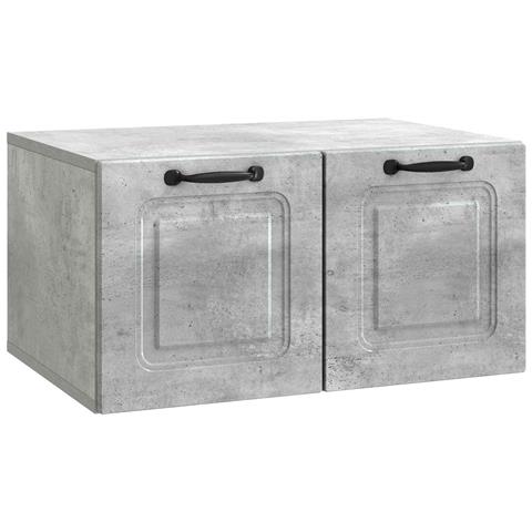 Mobile Porta TV da Muro Grigio Cemento 59,5 x 41 x 30 cm - Foto 1