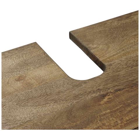 Set di mobili per il bagno Montaggio a parete 2 pcs Marrone - Foto 9