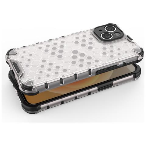 Custodia Ibrida Trasparente Rinforzata Per Iphone 14 Plus - Foto 2