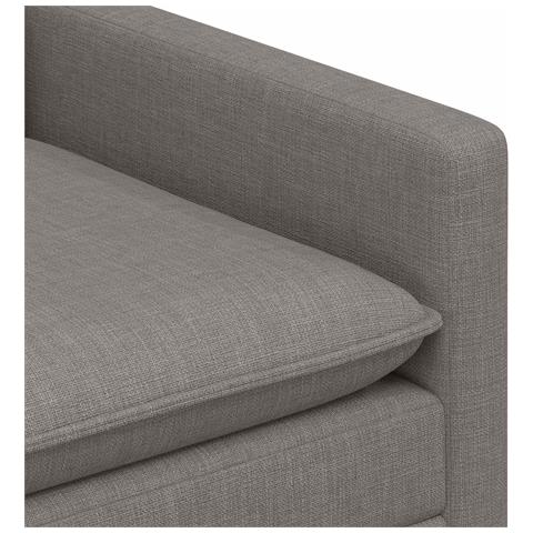 Set di divani 2 pz Tortora Tessuto - Foto 2