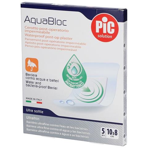 Cerotto Pic Aquabloc CM10X8 Antibatterico 5 Pezzi - Foto 5