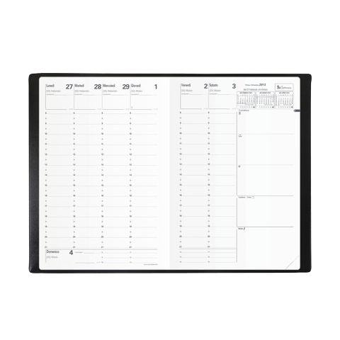 Agenda - 9x12,5 cm - Colore Nero - Foto 1