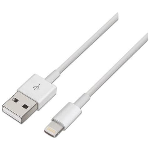 Usb Cable (a) To Lightning 2.0 2m White - Foto 1