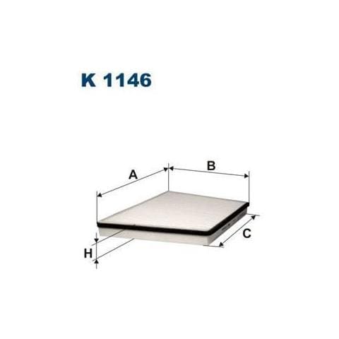 Filtro Abitacolo K1146 - Foto 1