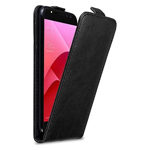 Custodia Compatibile Con Asus Zenfone 4 Selfie Pro In Nero Di Notte - Coperchio Protettivo In Design Flip Con Chiusura Magnetica - Foto 1