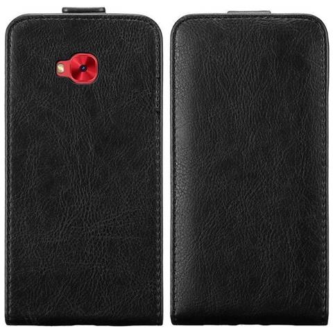 Custodia Compatibile Con Asus Zenfone 4 Selfie Pro In Nero Di Notte - Coperchio Protettivo In Design Flip Con Chiusura Magnetica - Foto 11