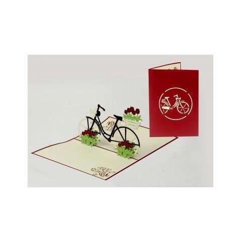 Biglietto D'auguri ''bicicletta'' - Foto 1