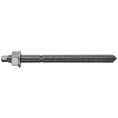 Mungo, 1650008, Mva-s Asta Ancoraggio Galvanizzato Blu-con Dado E Rondella, 10 Pezzi, 8 X 110 Mm - Foto 1