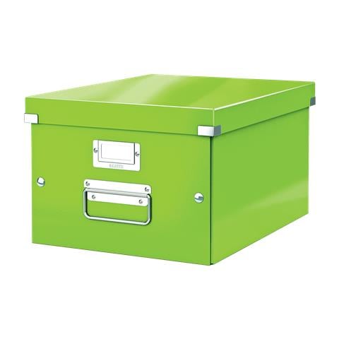 Leitz Ablagebox Click & Store Wow, Din A4, Grn Hartpappe Mit Pp-folie, Aufbau Mittels Druckknpfen, - 1 Stck (6044-00-54) - Foto 1