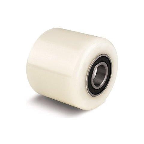 Un Insieme Di 4 X Transpallet Rulli (kit 4-pack Del Diametro 70mm Width 60mm) Rullo Di Nylon Di Carico Rotella Con Foro 20 Millimetri Cuscinetti A Sfera Dimensioni 70x60x20mm 450kg - Foto 2