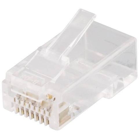 Connettore Rj45 Per Cavo Patch, Cat6a, Non Schermato, Confezione Da 20 - Foto 1