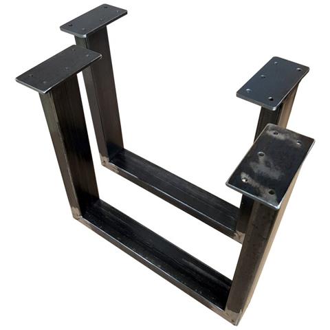 Telaio Per Tavolo Mts (720x800 Mm) Base Tavolo In Metallo - 1 Paio (2 Pezzi) - Foto 1