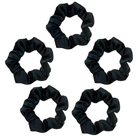 Pro Elastici Per Capelli In Raso, Più Morbidi Della Seta, Elastici Per Capelli Per Prevenire L'effetto Crespo, Elastici Per Capelli In Raso Per Prevenire La Rottura E Preservare Lo Stile Delicato, Elastici Per Sonno E Notte, Confezione Da 5, N - Foto 1