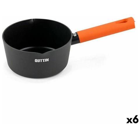 Paiolo Quttin Gastro Nero Arancio 32 X 17,2 X 7,5 Cm (6 Unità) - Foto 1