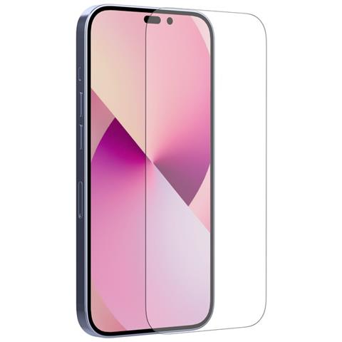 Salvadisplay In Vetro Temperato Per Iphone 14 Pro Antibatterico, Trasparente - Foto 1
