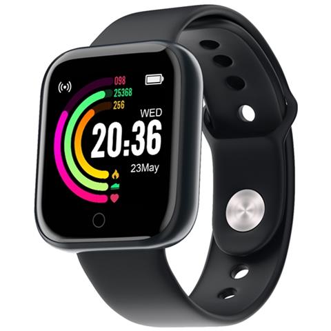 Smartwatch 4.0 Waterproof Ip67 Con Sensore Frequenza Cardiaca, Nero - Foto 1
