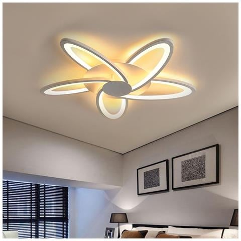 Plafoniera LED Soffitto Dimmerabile Osairous - 48W 5400LM, Telecomando, 3000K-6500K, 71cm
