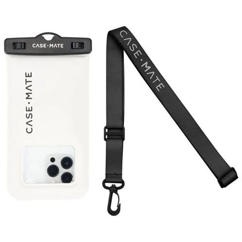 Custodia Per Telefono 6.7 Pollici Waterproof Ip68 Con Tracolla, Bianco / Nero - Foto 2