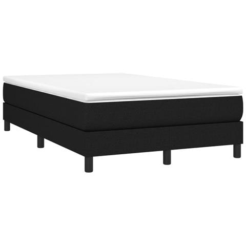 Giroletto A Molle Con Materasso Nero 120x190 Cm In Tessuto - Foto 1