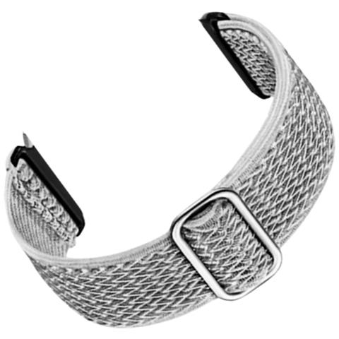 Cinturino Per Orologio Fitbit Versa 2 In Nylon Lightgrey - Foto 2