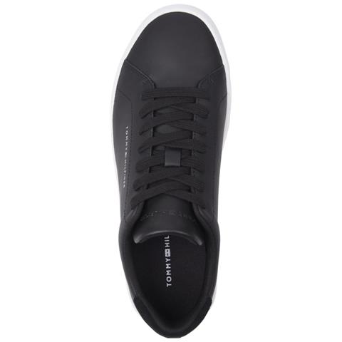 Court Sneakers Pelle Scarpe Uomo Nero Eu 41, Fm0fm04971 Bds - Foto 3