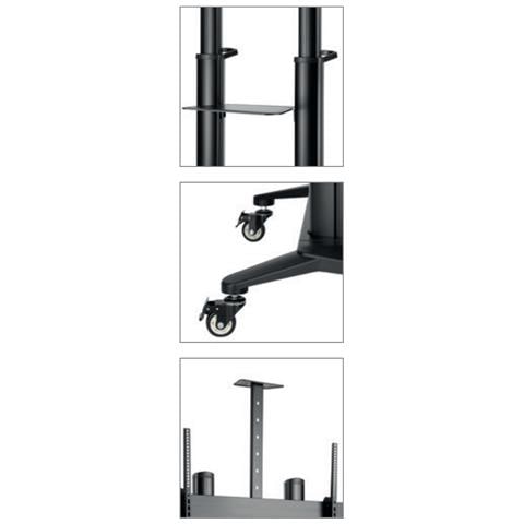 BrackIT Stand HD XXL 3,05 m (120") Nero - Foto 2