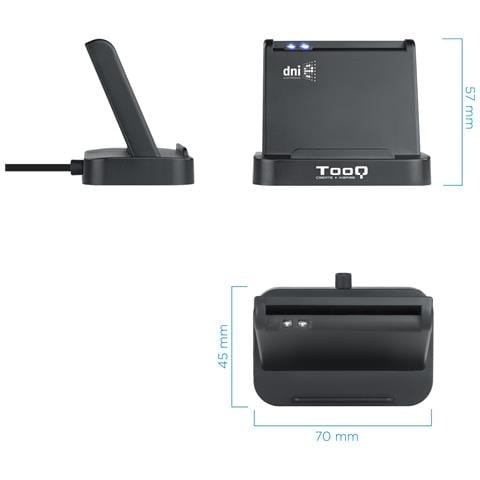 TQR-220B lettore di card readers Interno USB USB 2.0 Nero - Foto 6