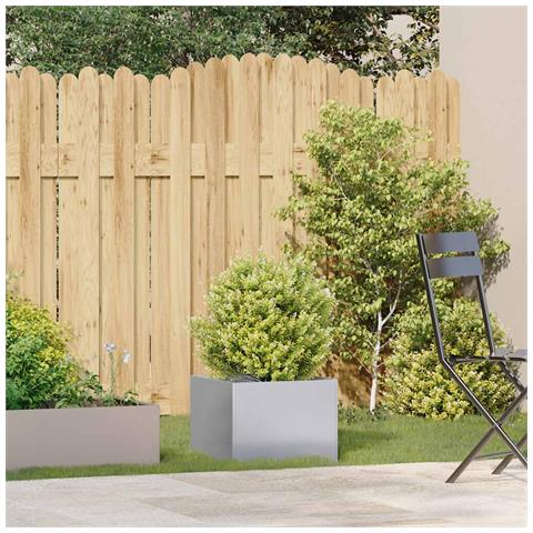 Fioriera 40x40x30 Cm In Acciaio Zincato - Foto 3