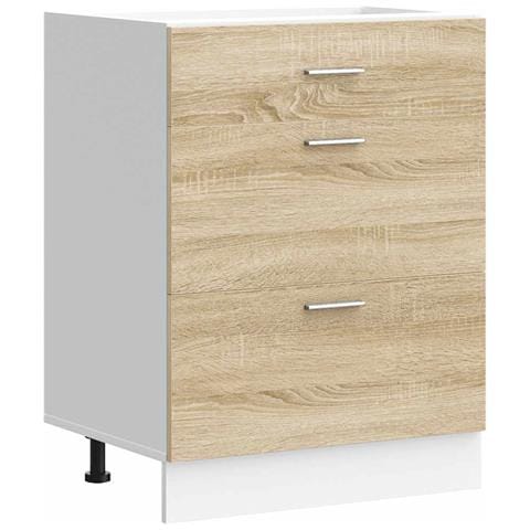 Base Da Cucina Rovere Sonoma In Legno Multistrato - Foto 2