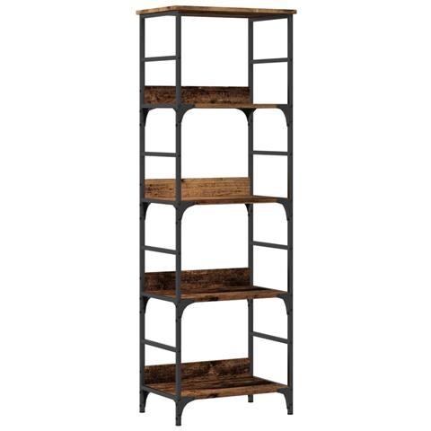 Libreria Legno Antico 50x33x153 Cm In Legno Multistrato - Foto 2