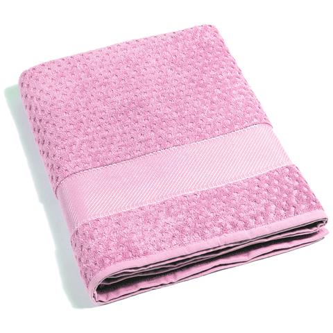 Telo Bagno Spugnissima Sirena In Cotone Colore Rosa Misura Standard - Foto 3