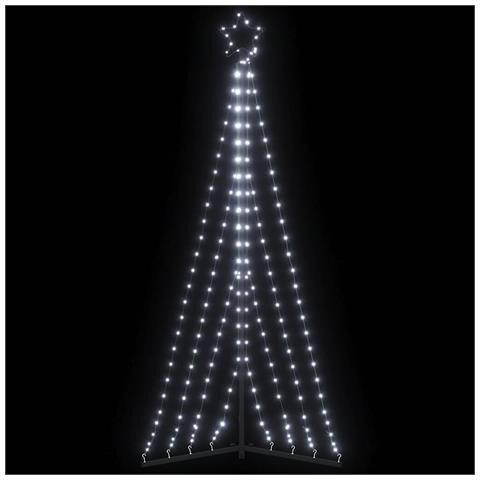 Albero di Natale a LED 339 LED Bianco Freddo 182 cm - Foto 2