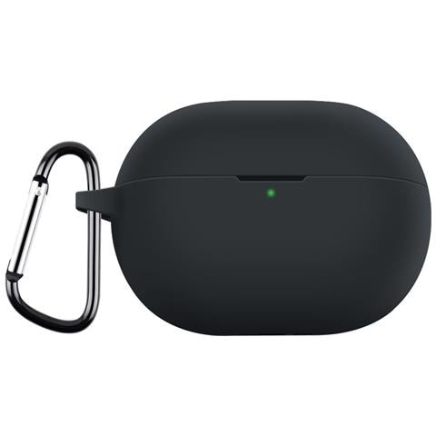 Custodia In Silicone Con Moschettone Per Auricolari Compatible With Huawei Freebuds Pro 4/pro 3 - Protezione Antiurto Black - Foto 1