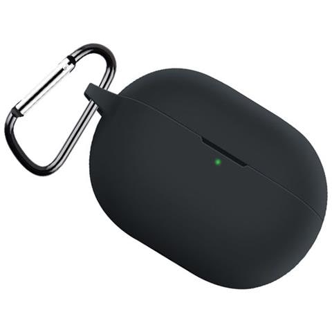 Custodia In Silicone Con Moschettone Per Auricolari Compatible With Huawei Freebuds Pro 4/pro 3 - Protezione Antiurto Black - Foto 2