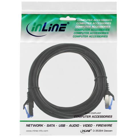 Cavo patch Lan, S /FTP, Cat.A, PE per esterni, nero, 3m - Foto 4