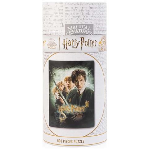 Puzzle 500 Pezzi Harry Potter E La Camera Dei Segreti In Tubo Decorativo, Multicolore - Foto 2