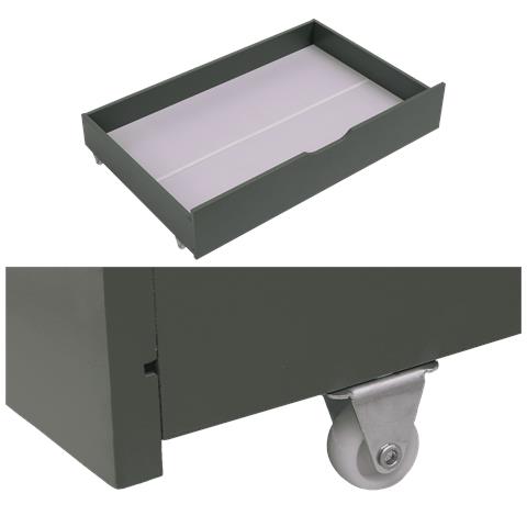 Letto A Cabina Per Bambini 190x90cm Verde Con Cassetti Marceau - Foto 10