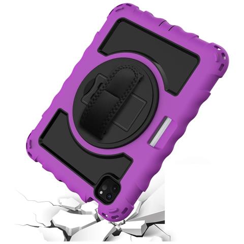 Custodia Per Ipad Pro 11/air 5/4 Con Supporto E Tracolla Viola - Foto 2
