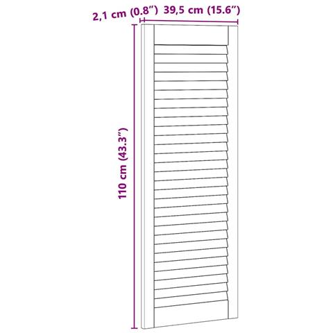 Porta per Armadio con porta Naturale 140.5 x 2.1 x 49.5 cm - Foto 8