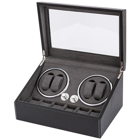 Carica Orologi Automatico Con Motivo Coccodrillo, Cinque Modalità E Luce Led Gray - Foto 1