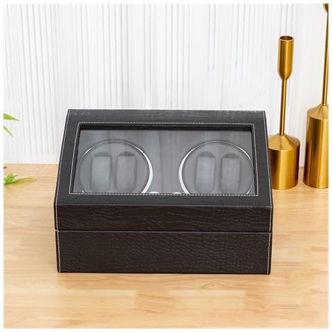 Carica Orologi Automatico Con Motivo Coccodrillo, Cinque Modalità E Luce Led Gray - Foto 3