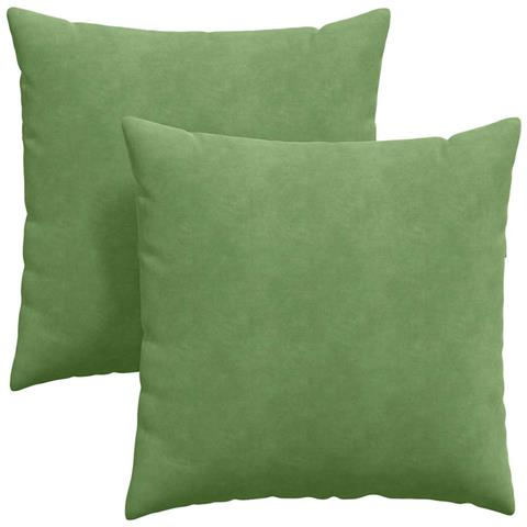 Cuscini da Divano 2 pcs Verde chiaro 60 x 60 cm - Foto 1